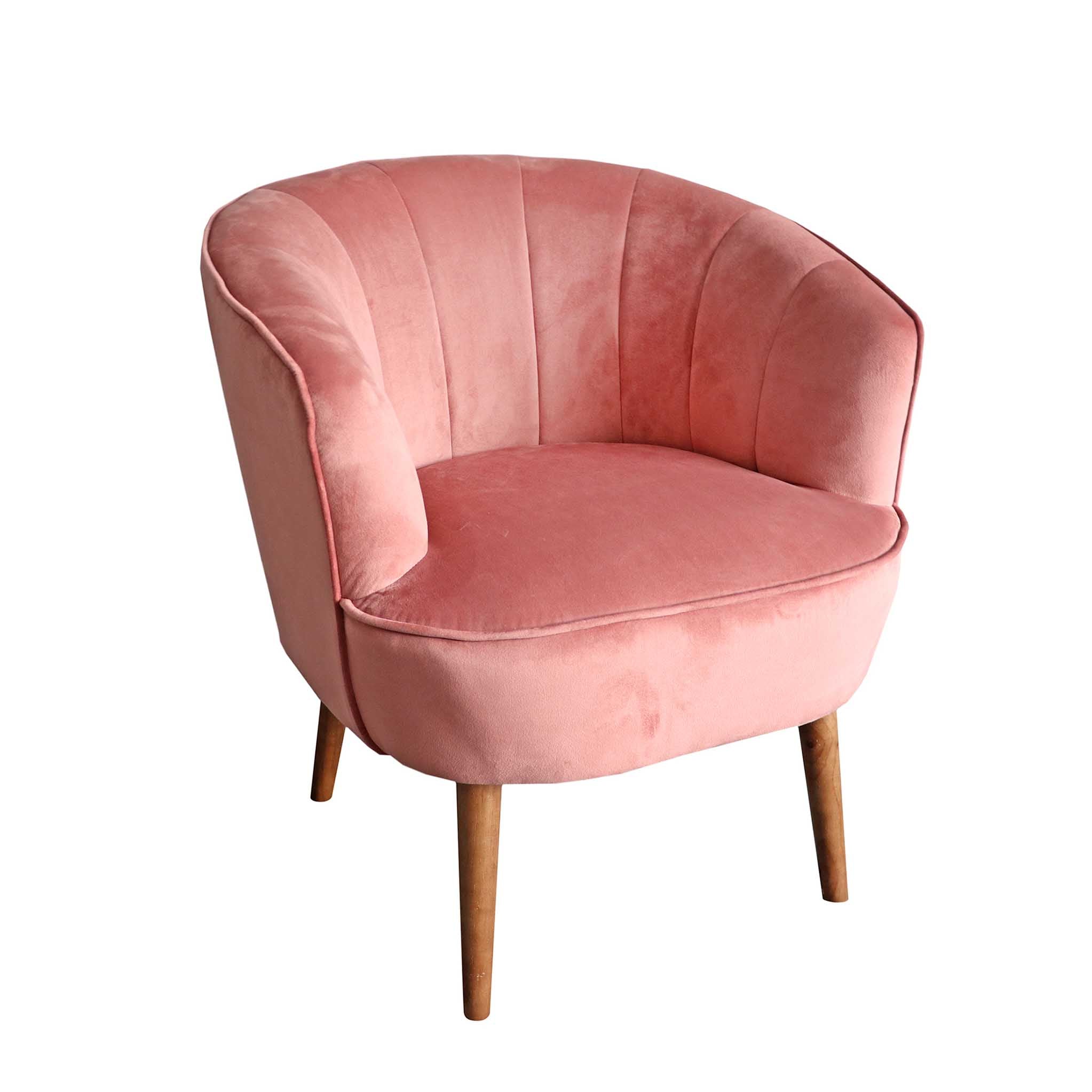 Dusty pink deals occasional chair