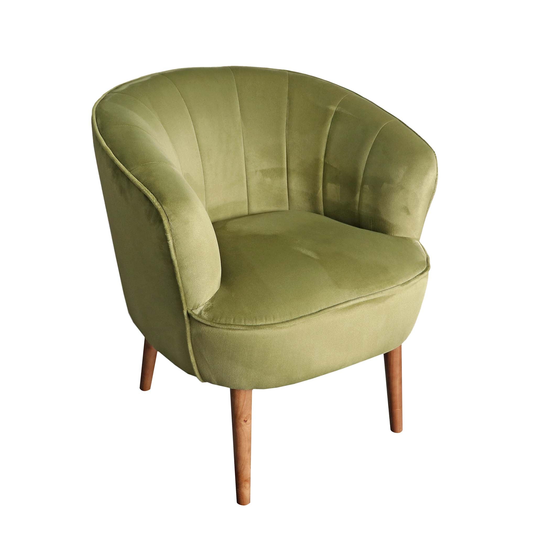 Pleated accent chair hot sale