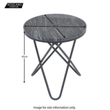 Nancy Marble Lamp Table - Size Guide