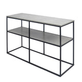 Marti Black Framed Industrial TV Unit from Roseland Furniture