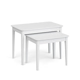 Chester White Nest of Tables by Roseland Furniture