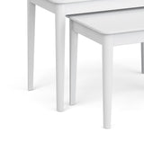 Chester White Nest of Tables - Close up of legs