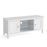 Chester White 120cm Large TV Stand by Roseland Furniture