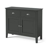 Dumbarton Charcoal Grey 2 Door Small Sideboard  