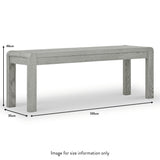 Cardona Dining Bench dimensions