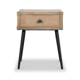 Sarelle Leather Side Table from Roseland