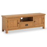 Surrey Oak 140cm Wide TV Stand from Roseland Furniture