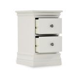 Porter Grey 2 Drawer Narrow Bedside Table