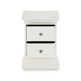 Porter Grey 2 Drawer Narrow Nightstand