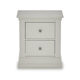 Porter Grey 2 Drawer Bedside Table 