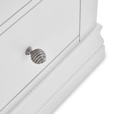 Porter White 2 Drawer Bedside Table 