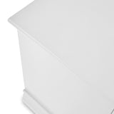 Porter White 2 Drawer Bedside Table 