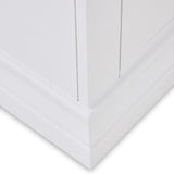 Porter White 2 Drawer Bedside Table 