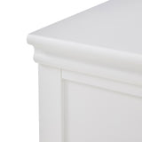 Porter White 2 Drawer Bedside Table 