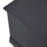 Porter Charcoal 2 Drawer Bedside Table