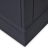 Porter Charcoal 2 Drawer Bedside Table