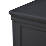 Porter Charcoal 2 Drawer Bedside Table