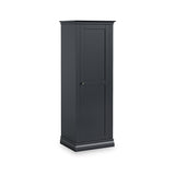 Porter Charcoal Full Hanging Single Wardrobe from Roseland Furniture