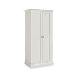 Porter Grey Full Hanging Double Wardrobe from Roseland Furniture