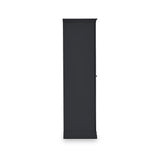 Porter Charcoal Full Hanging Double Wardrobe