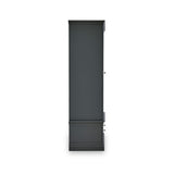 Porter Charcoal 2 Door 3 Drawer Double Wardrobe