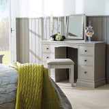 Porter Grey 6 Drawer Storage Vanity Dressing Table for bedroom