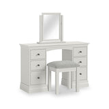 Porter Grey Upholstered Dressing Table Stool for Porter dressing table