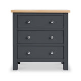 Farrow Charcoal Small chest of drawers from Roseland Furniture