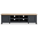 Farrow Charcoal 180cm Extra Wide TV unit