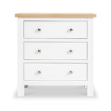 Farrow White  Small chest of drawers from Roseland Furniture