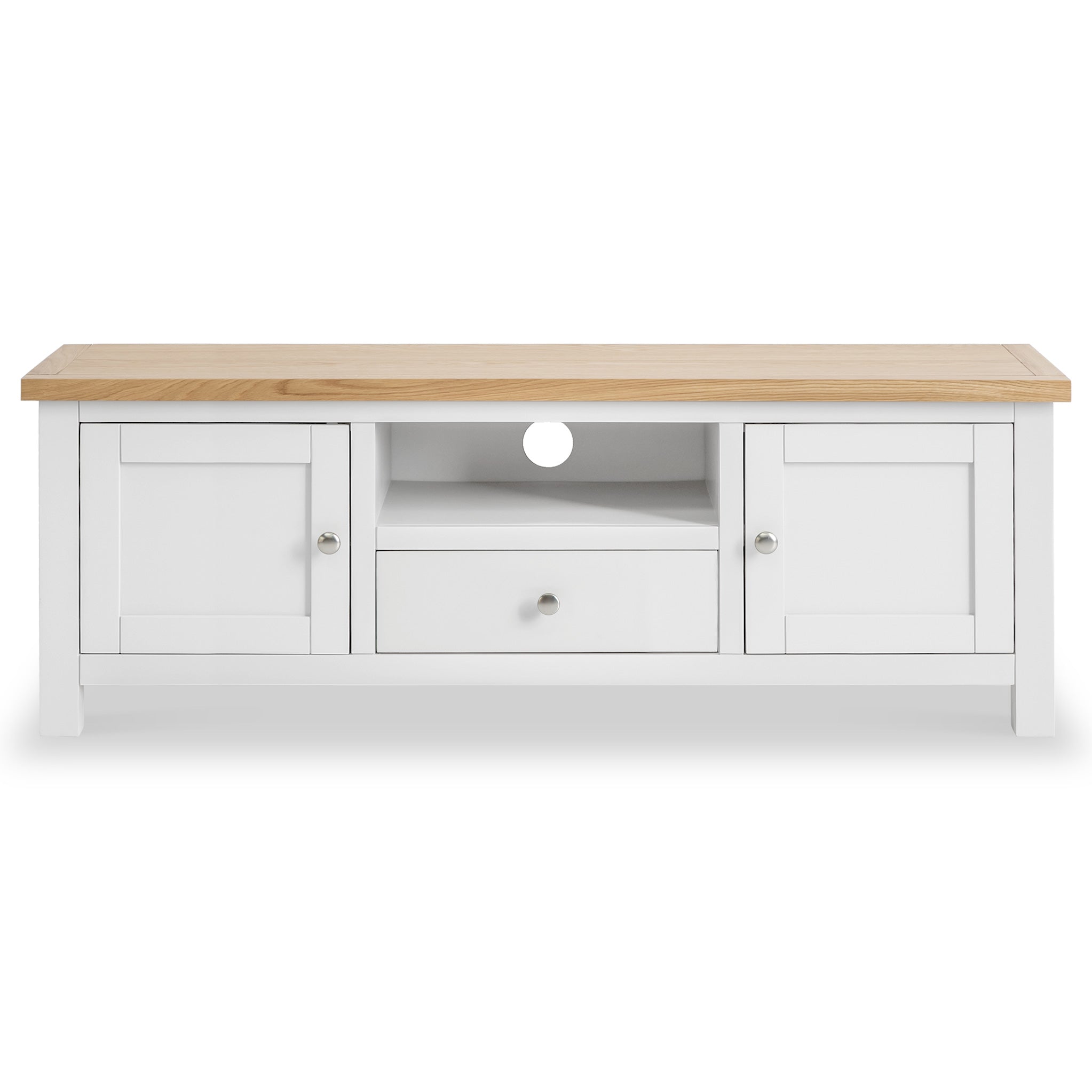 140cm tv deals unit white