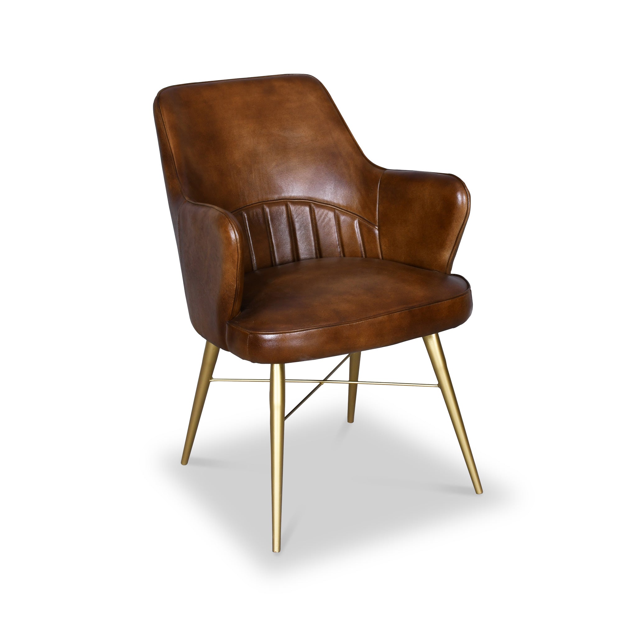 Leather carver dining deals chair