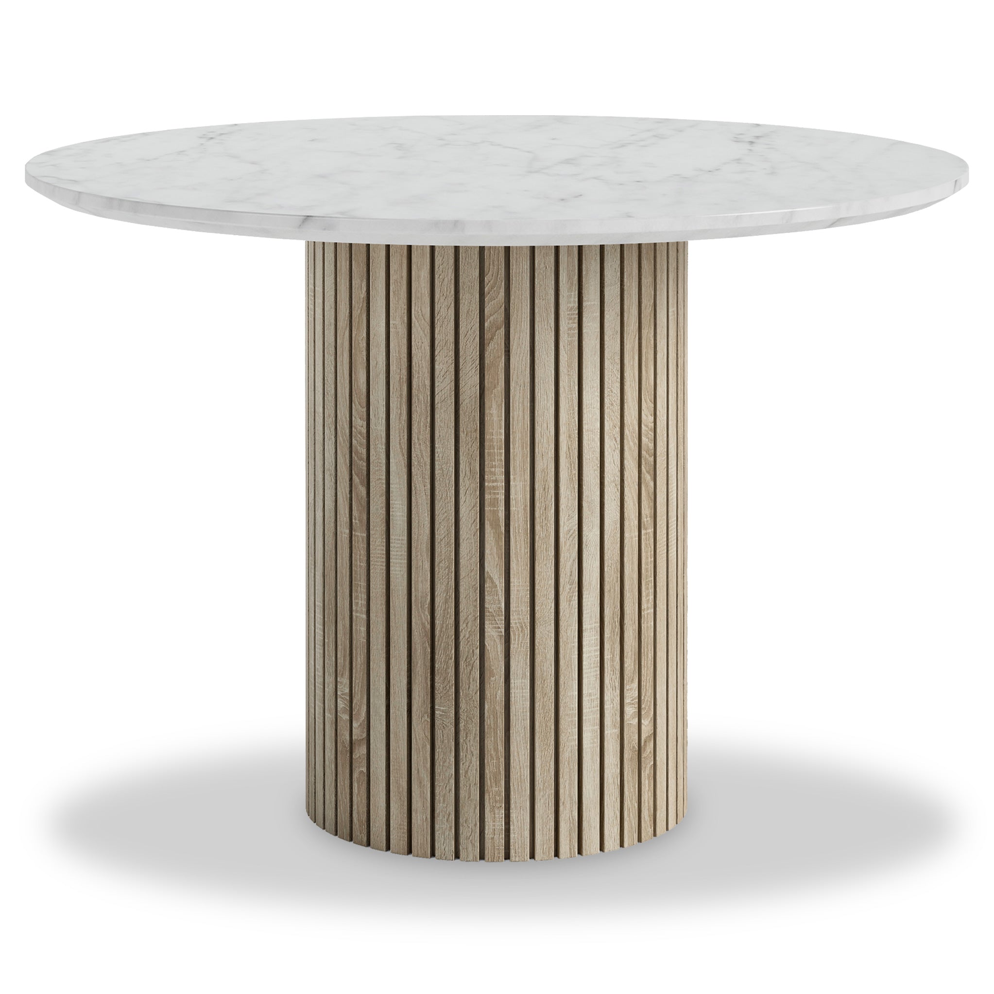 Quartz round dining deals table