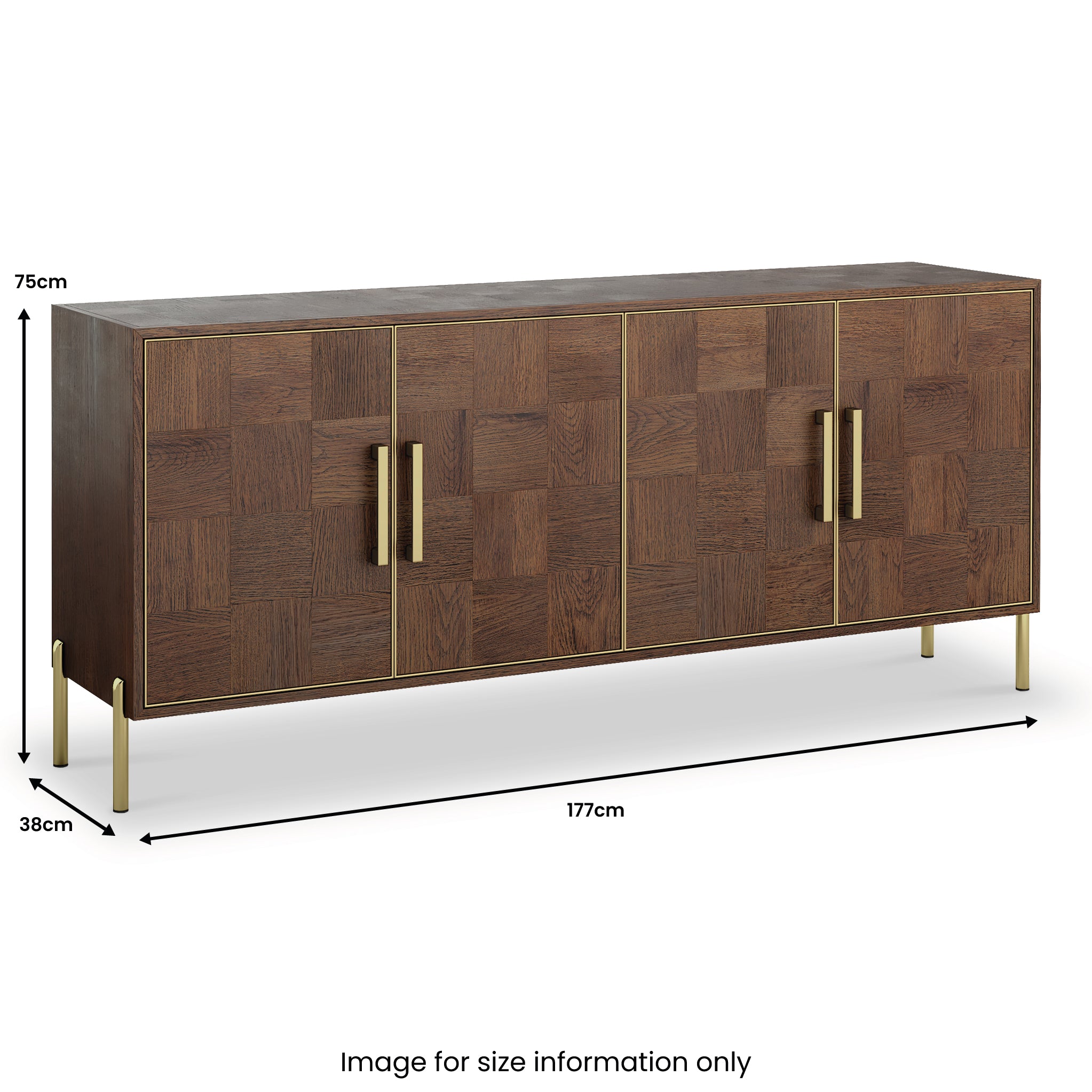 Sideboard size on sale