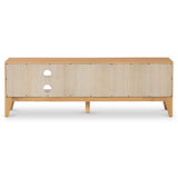 Sunburst Oak 150cm Wide TV Unit