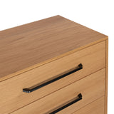 Sunburst Oak Large 2 Door 3 Drawer Sideboard