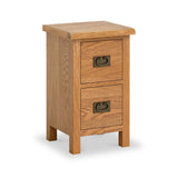 Surrey Slim Oak Bedside Table from Roseland Furniture