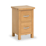 London Oak Slim Bedside Table from Roseland Furniture