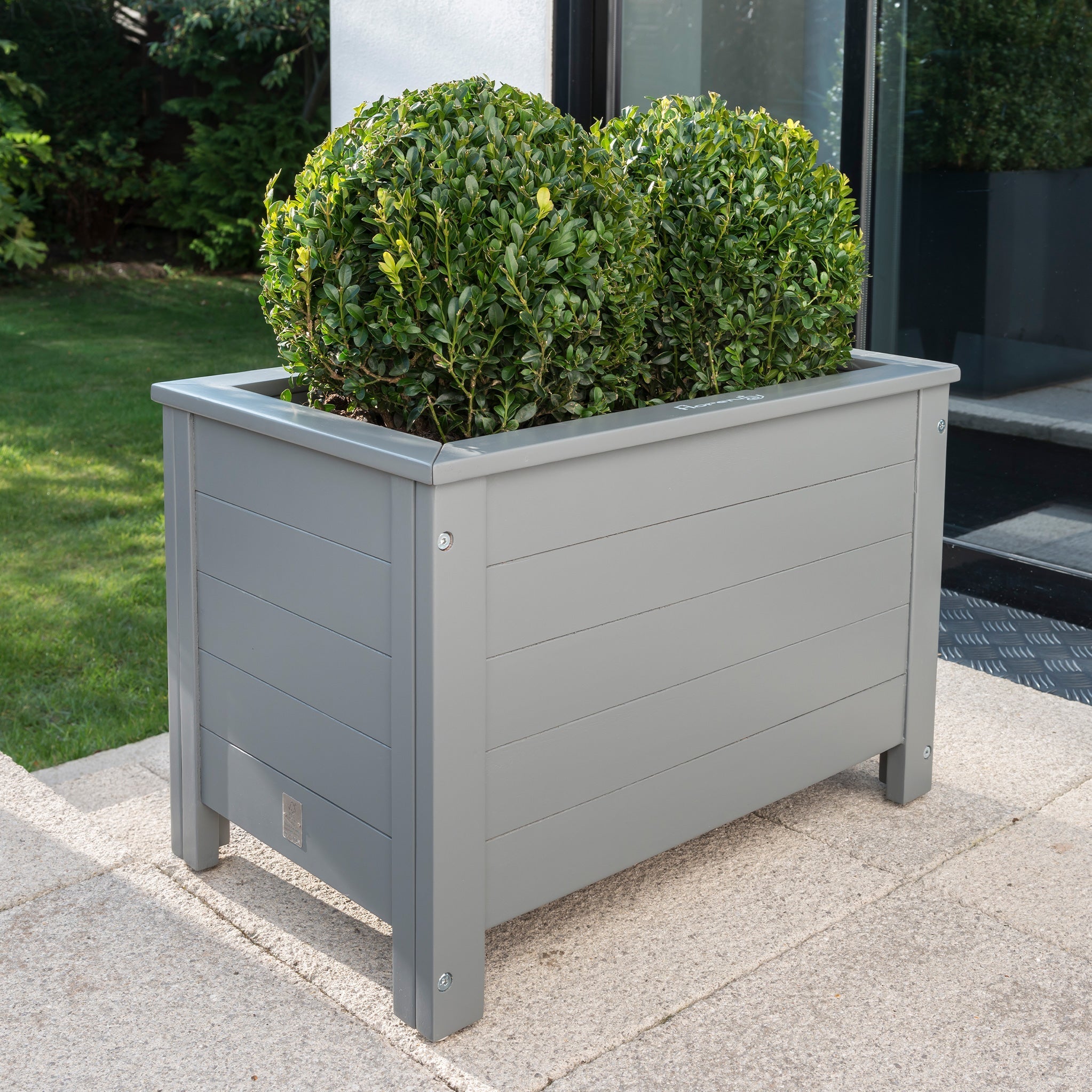 Rectangular deals outdoor planters