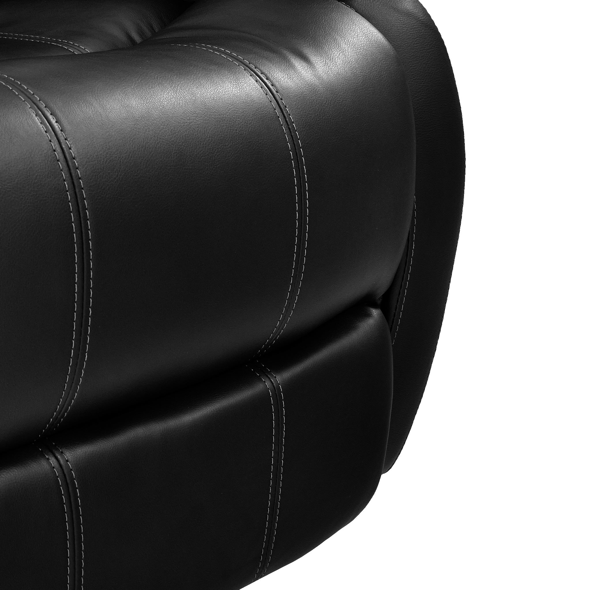 Anton bonded leather on sale reclining leather armchair