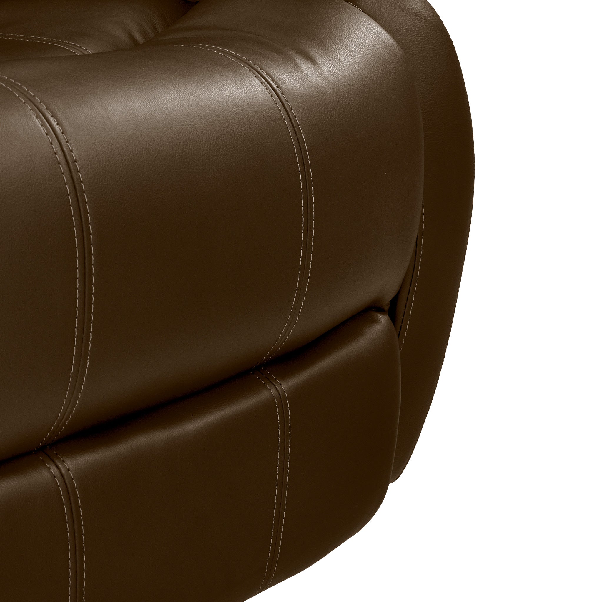 Anton bonded leather store reclining leather armchair