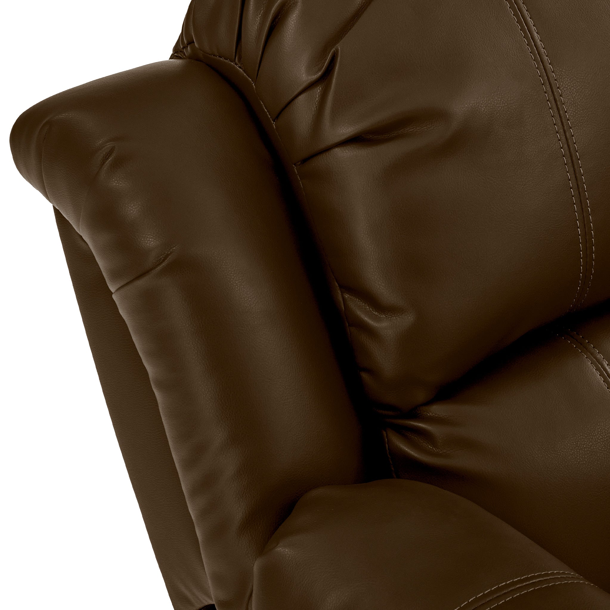 Anton bonded leather store reclining leather armchair