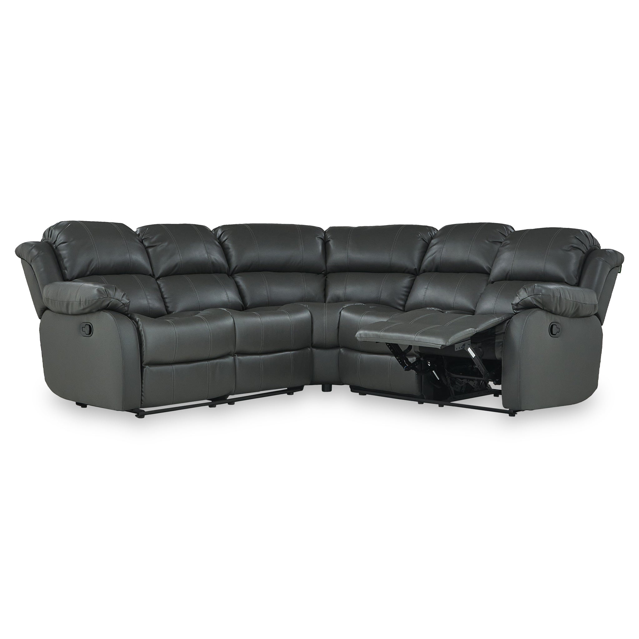 Sectional with deals one recliner