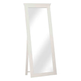 Melrose White Tall Freestanding Cheval Mirror from Roseland Furniture