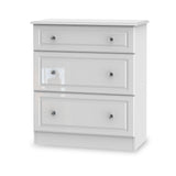 Kinsley White Gloss 4 Piece Bedroom Set from Roseland