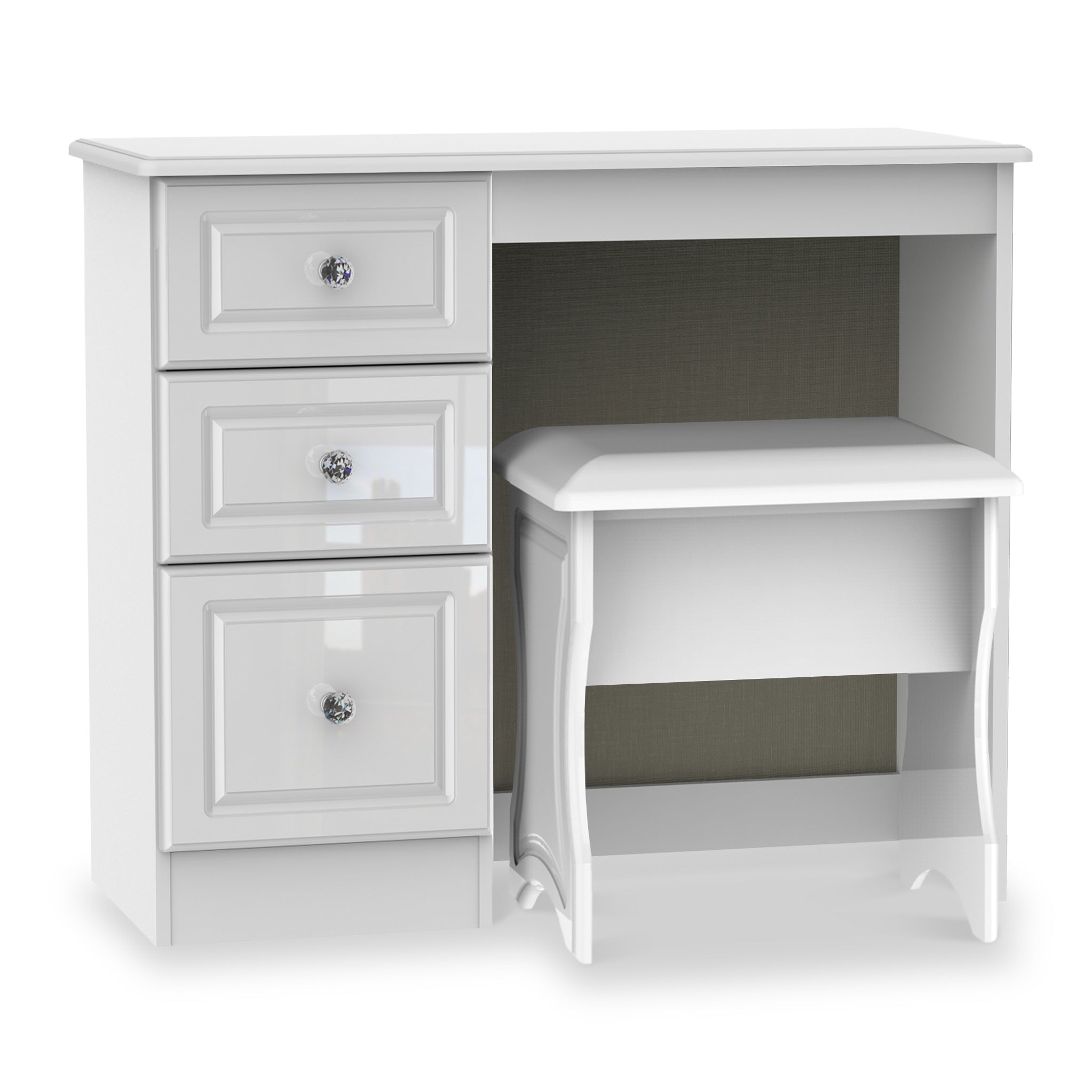 Small white deals corner dressing table