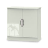 Beckett Cream Gloss 2 Door TV Unit from Roseland