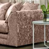 Tamara Mink Crushed Velvet 3 Seater Sofa