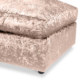 Tamara Mink Crushed Velvet Footstool