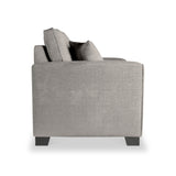 Chester Pewter Hopsack 2 Seater Sofa